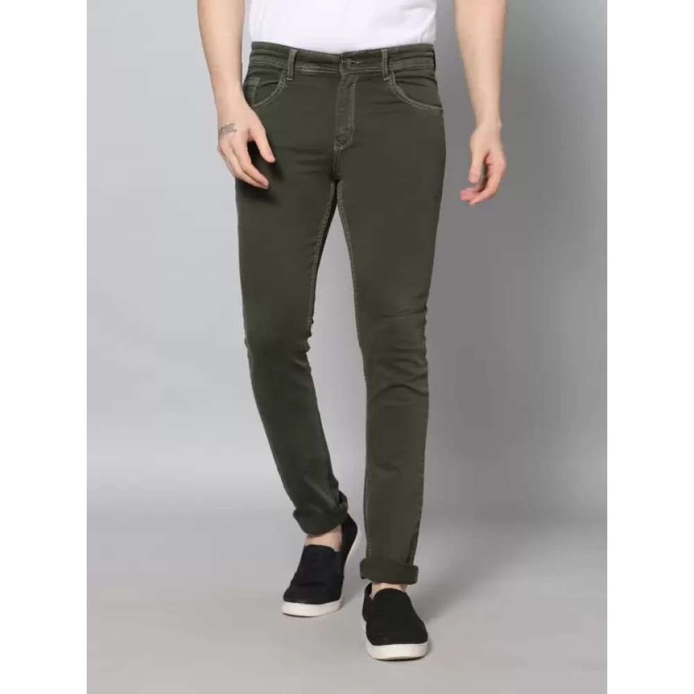 Mens cheap green jeans